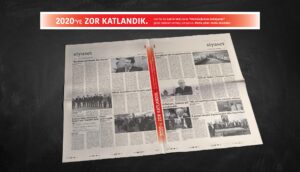 Canın Sesi yılbaşı katlama ilanı