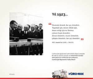 Hidromak Cumhuriyet Bayramı yıl 1923 1 afişi