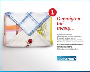 Hidromak Kurban Bayramı mendil afişi