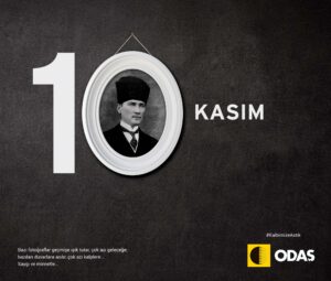 ODAŞ 10 Kasım kalbimize astık afişi