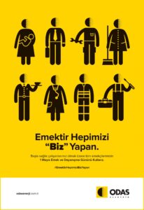 ODAŞ 1 Mayıs piktogramlar afişi