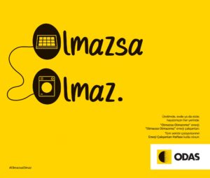ODAŞ güneş enerjisi afişi