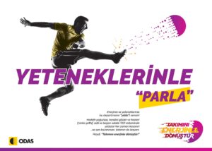 ODAŞ TED futbol yıldız oyuncular afişi