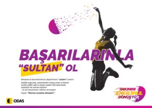 ODAŞ TED voleybol yıldız oyuncular afişi