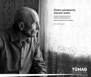 TÜMAD Ramazan Bayramı yaşlı adam afişi